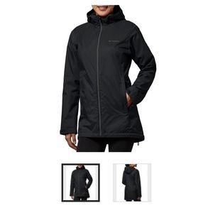 Columbia Long Lined Rain Jacket